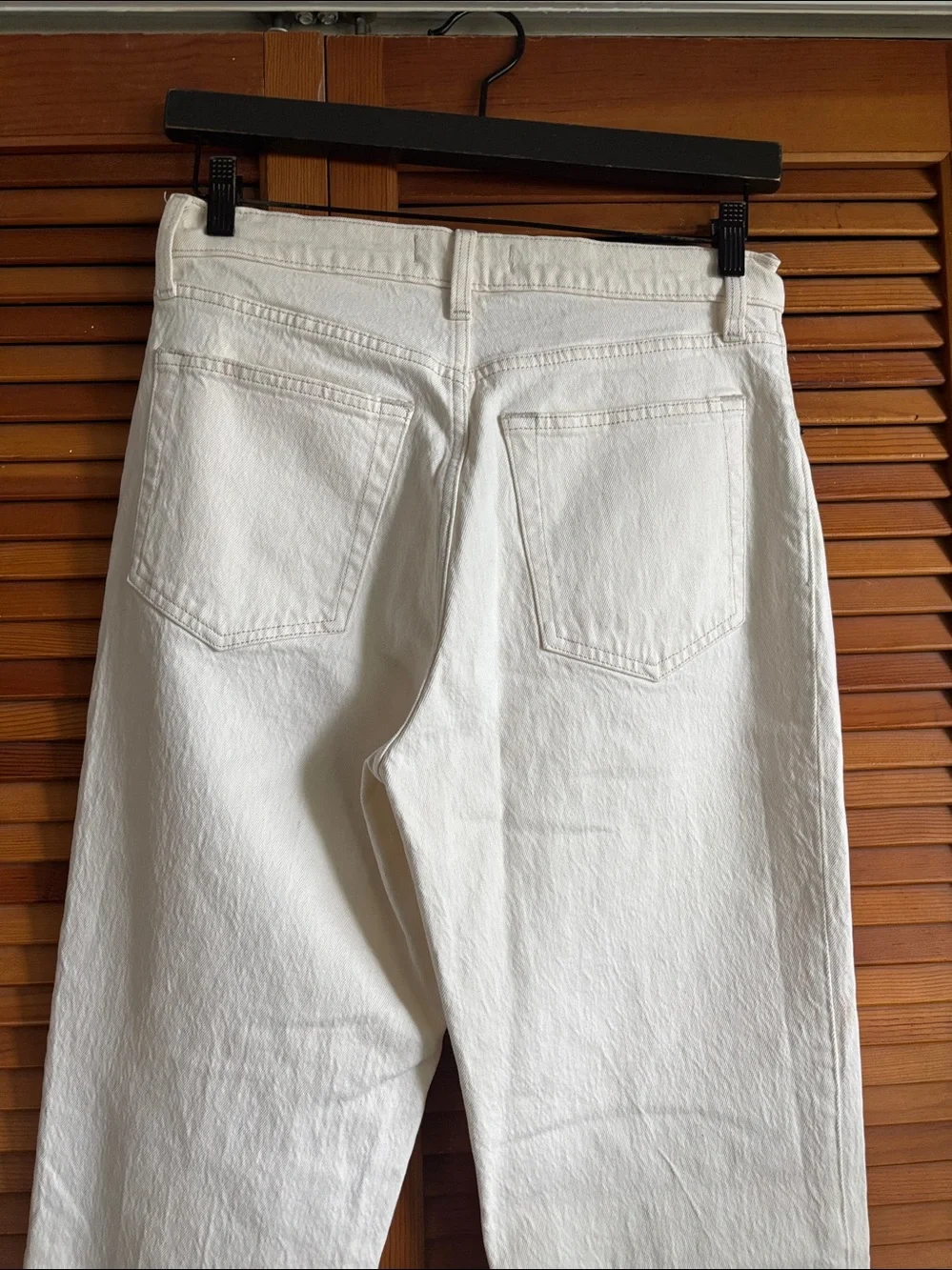 Abercrombie & Fitch The 90’s Straight Ultra High-Rise Off-White Jeans Size 30/10
